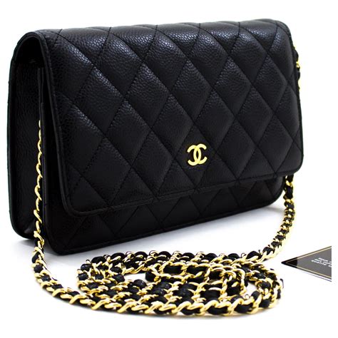 chanel schwarze umhängetasche|CHANEL.